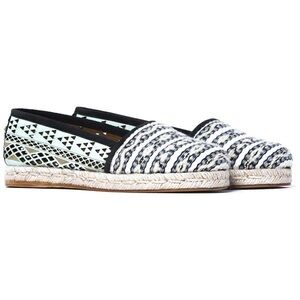 COBRA SOCIETY Molly Wool and Leather Espadrilles Size 41
